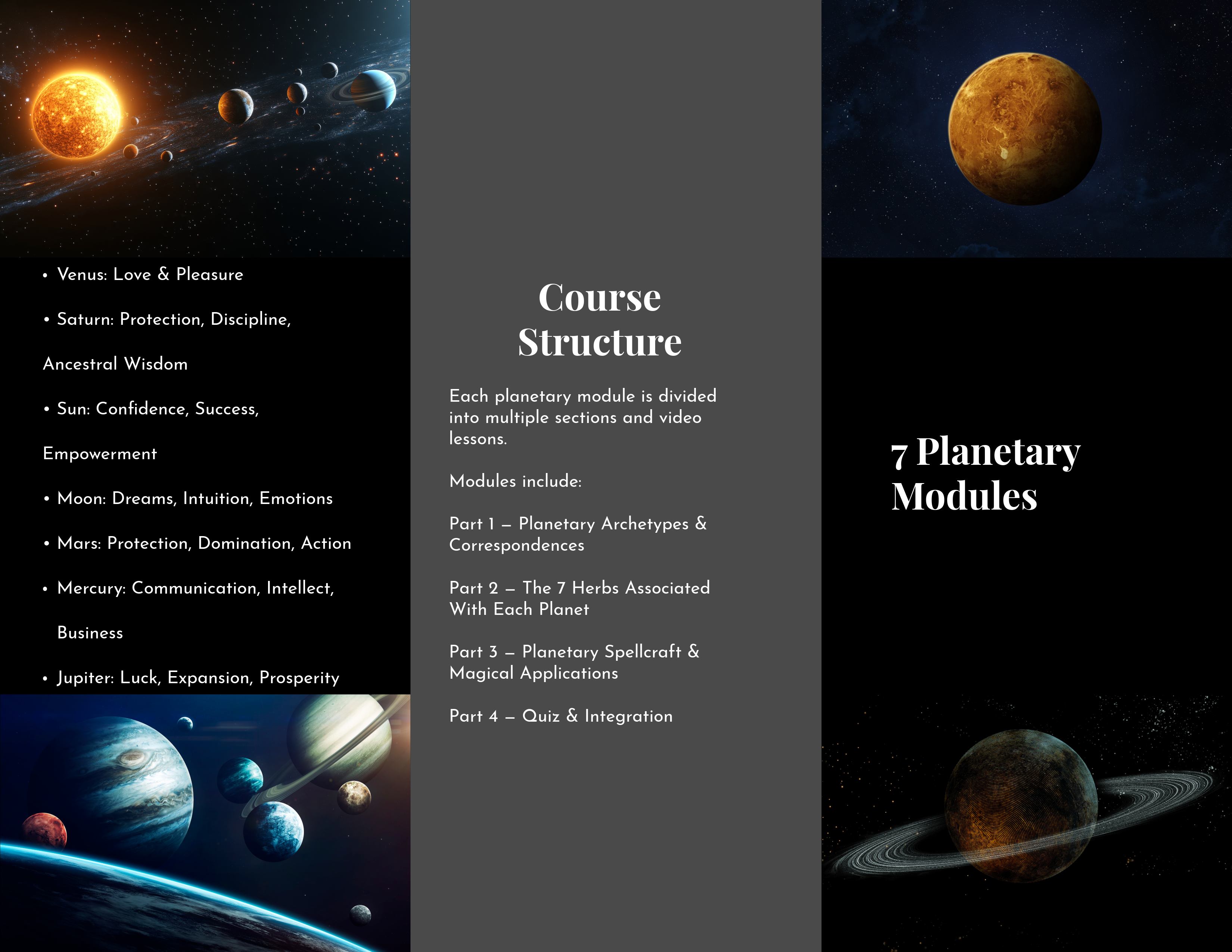 Foundations of Planetary Herbs
